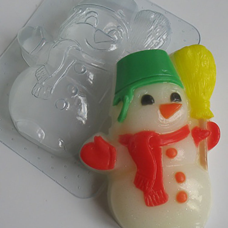  Форма для мыла "Снеговик"