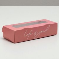 Коробка подарочная "Life is good", 17 × 7 × 4 см     