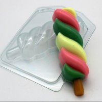 Форма для мыла "мороженое спиральное"