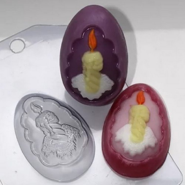 Форма для мыла "Яйцо/свеча"