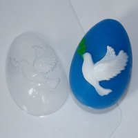 Форма для мыла "Яйцо/голубь мира"